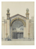 Projet pour l'Exposition universelle de 1889 : état définitif de l'entrée sur l'Avenue Rapp du Giclee Print by Jean-Camille Formigé