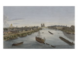Vue de la nouvelle Halle aux vins reproduction procédé giclée