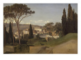 Vue d'une villa romaine Giclee-trykk av Jean Benouville