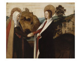 La Visitation Reproduction procédé giclée par Josse Lieferinxe