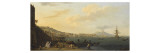 Vue de Naples avec le Vésuve Giclée-Druck von Claude-Joseph Vernet