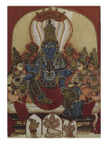 Vishnu assis sur le serpent d'éternité Lámina giclée Vishnu assis sur le serpent d'éternité Lámina giclée