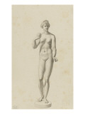 Vénus, une coquille à la main reproduction procédé giclée par Jean-Baptiste Joseph Wicar