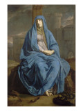 Vierge de douleur ou Mater Dolorosa Reproduction procédé giclée par Philippe De Champaigne