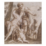Vénus et Adonis Giclee Print by Jacob Jordaens