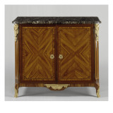 Bas d'armoire ouvrant à deux portes vers 1770, garde-meuble de Marie-Antoinette, Dauphine vers 1770 Giclee Print by Pierre Macret