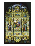 Vitrail de la Renaissance ou "des inventions, découvertes et travaux qui ont signalé l'époque de Giclee Print by Joseph Nicolas Robert-Fleury