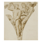Vénus, Junon, Cérès Giclée-tryk af Raffaello Sanzio Vénus, Junon, Cérès Giclée-tryk af Raffaello Sanzio