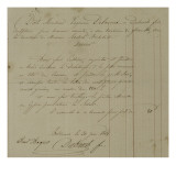 Facture de Durbuch fils, sculpteur, pour travaux exécutés sur le tombeau de Delacroix, sous la Giclee Print by Eugene Delacroix
