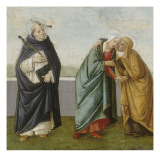 Noli me tangere avec saint Pierre Martyr, la Visitation, David, la rencontre de saint François et Reproduction procédé giclée par de la Légende d'Apollon et Daphné Maître
