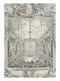 Décoration du bal paré donné par le roi le 24 février 1745, à l'occasion du mariage du dauphin, Reproduction procédé giclée par Charles Nicolas Cochin
