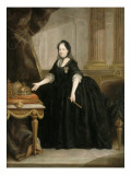 Marie-Thérèse de Habsbourg Impératrice d'Autriche, (1717-1780) Reine de Hongrie en 1740 et de Lámina giclée por Anton von Maron