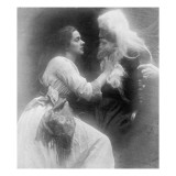 Vivien and Merlin reproduction procédé giclée par Julia Margaret Cameron