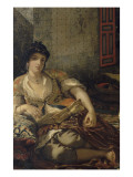 Femmes d'Alger dans leur appartement Lámina giclée por Eugene Delacroix