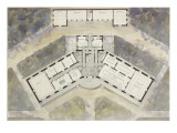 Station estivale de Riorama (Le Bessat, Loire), au Mont Pilat : projet de lotissement, hôtel, plan Lámina giclée por François Garas Station estivale de Riorama (Le Bessat, Loire), au Mont Pilat : projet de lotissement, hôtel, plan Lámina giclée por François Garas