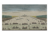 Vue de l'Ecole Royale Militaire du côté du Champ de Mars à Paris Lámina giclée