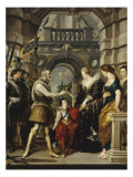 Henri IV part pour la guerre d'Allemagne et confie à la reine le Gouvernement de son royaume, le Giclee Print by Pierre Paul Rubens