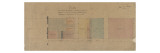 Exposition Universelle de 1878 : plan des emplacements arrêtés par Messieurs les membres du Giclée-Druck von Alfred Vaudoyer