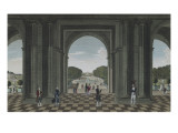 Vue du jardin des Tuileries, prise du vestibule du palais Lámina giclée por Henri Courvoisier-Voisin Vue du jardin des Tuileries, prise du vestibule du palais Lámina giclée por Henri Courvoisier-Voisin