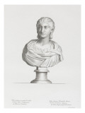 Tableau du Cabinet du Roi, statues et bustes antiques des Maisons Royales Tome II : planche 25 reproduction procédé giclée par Etienne Baudet