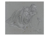 Woman Knees, But Attached, and Two Studies of Hands Giclee Print by Pierre Mignard