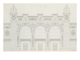Projet pour l'Exposition universelle de 1889 : palais des Arts Libéraux, entrée sur le jardin Giclee Print by Jean-Camille Formigé
