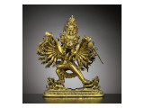 Vajrabhairava, aspect du gardien de la loi Yamantaka Digitálně vytištěná reprodukce