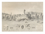 Vue du pont Neuf, à Paris Giclee Print
