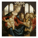 La Vierge et l'Enfant Reproduction procédé giclée par Domenico Ghirlandaio