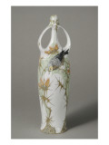 Vase, décor de chardons, d'oiseau Lámina giclée Vase, décor de chardons, d'oiseau Lámina giclée