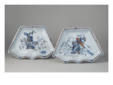 Deux éléments de surtout : cavaliers mandchous Lámina giclée Deux éléments de surtout : cavaliers mandchous Lámina giclée