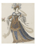 Tome III (1696 DR à 1761DR) : Costumes de fêtes et de mascarades. Théâtre de Louis XIV:Projet de Lámina giclée por Jean I Berain Tome III (1696 DR à 1761DR) : Costumes de fêtes et de mascarades. Théâtre de Louis XIV:Projet de Lámina giclée por Jean I Berain