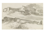 Two Areas in the Vicinity of St. Peter and St. Agnes reproduction procédé giclée par Pierre Henri de Valenciennes
