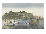 Vue de Douvres prise du rivage à marée basse reproduction procédé giclée