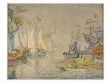 Vue de Constantinople, dite aussi La Corne d'or, matin reproduction procédé giclée par Paul Signac
