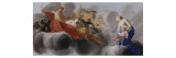 Vénus présente l'Amour à Jupiter Reproduction procédé giclée par Eustache Le Sueur