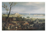 Vue de la rade d'Antibes Lámina giclée por Claude-Joseph Vernet