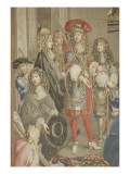 Visit of Louis Xiv at the Gobelins, October 15, 1667 Giclee Print by Brun Charles Le