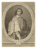 Jean-François-Paul de Gondy, cardinal de Retz, coadjuteur de l'Archevêque de Paris, cardinal en Giclee Print by Gilles Rousselet