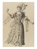 Tome IV (1762DR à 1902DR) : Costumes de fêtes et de mascarades Théâtre de Louis XIV Giclee Print by Jean I Berain