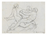 Album : Jupiter et Ganymède d'après Raphaël et son atelier ; Léda et le cyg Lámina giclée por Jacques-Louis David Album : Jupiter et Ganymède d'après Raphaël et son atelier ; Léda et le cyg Lámina giclée por Jacques-Louis David