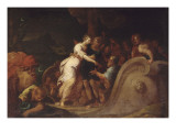 Histoire des amours de Théagène et Chariclée : L'Embarquement de Théagène,  reproduction procédé giclée par Ambroise Dubois