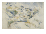 Route tournante prd'Aix Giclee Print by Paul Cézanne
