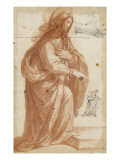 Femme debout tournée vers la droite ; reprise de la figure et de la main Giclee Print by Matteo Rosselli