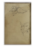 Carnet de compte : dépenses pour le compte de M. Delacroix, église de Saint-Sulpice 25 juin 1854 reproduction procédé giclée par Eugene Delacroix