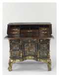 Bureau-secrétaire à abattant et à gradin amovible dit Bureau-secrétaire à abattant et à gradin amovible dit