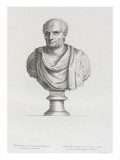 Tableau du Cabinet du Roi, statues et bustes antiques des Maisons Royales Tome II : planche 18 Lámina giclée por Etienne Baudet