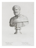 Tableau du Cabinet du Roi, statues et bustes antiques des Maisons Royales Tome II : planche 17 reproduction procédé giclée par Etienne Baudet