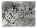 L'attente Giclee Print by Edgar Degas