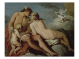 Venus Recommending Mercury Education and Love. Sketch Giclee Print